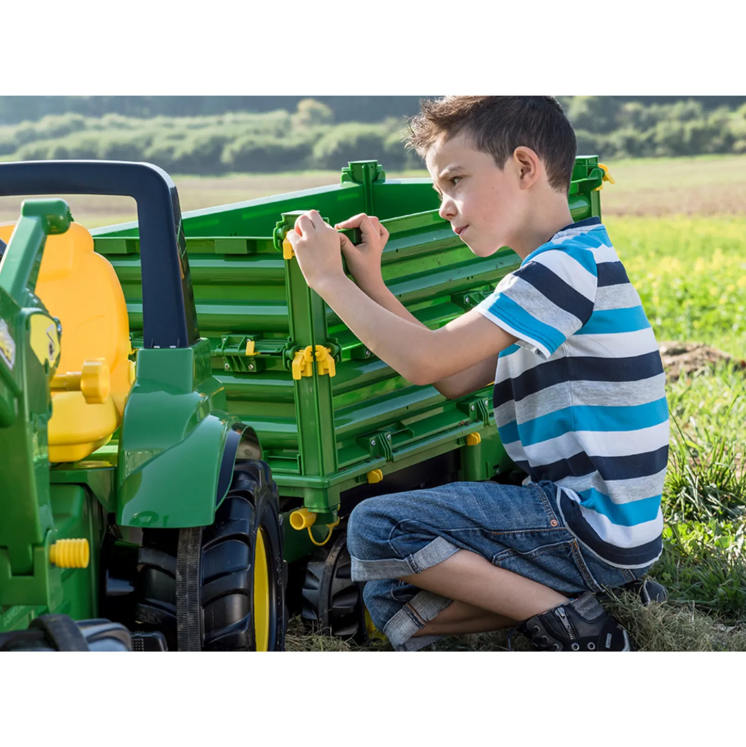 Aanhanger Rolly Toys John Deere Multi Trailer