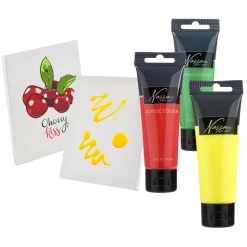 Acrylverf in tube 75ml 10 verschillende kleuren assorti