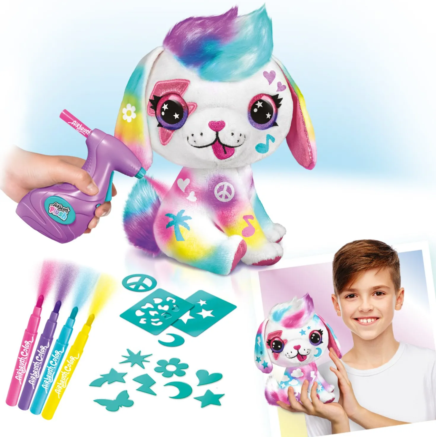 Airbrush Pluche Puppy