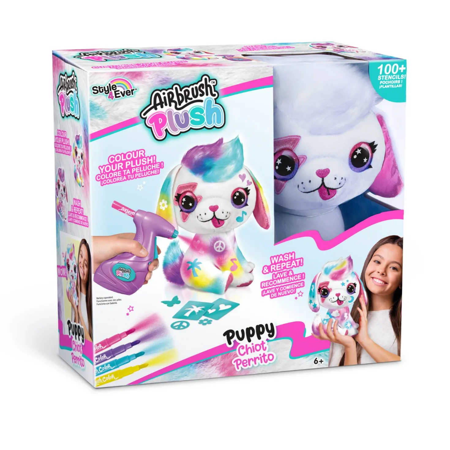 Airbrush Pluche Puppy
