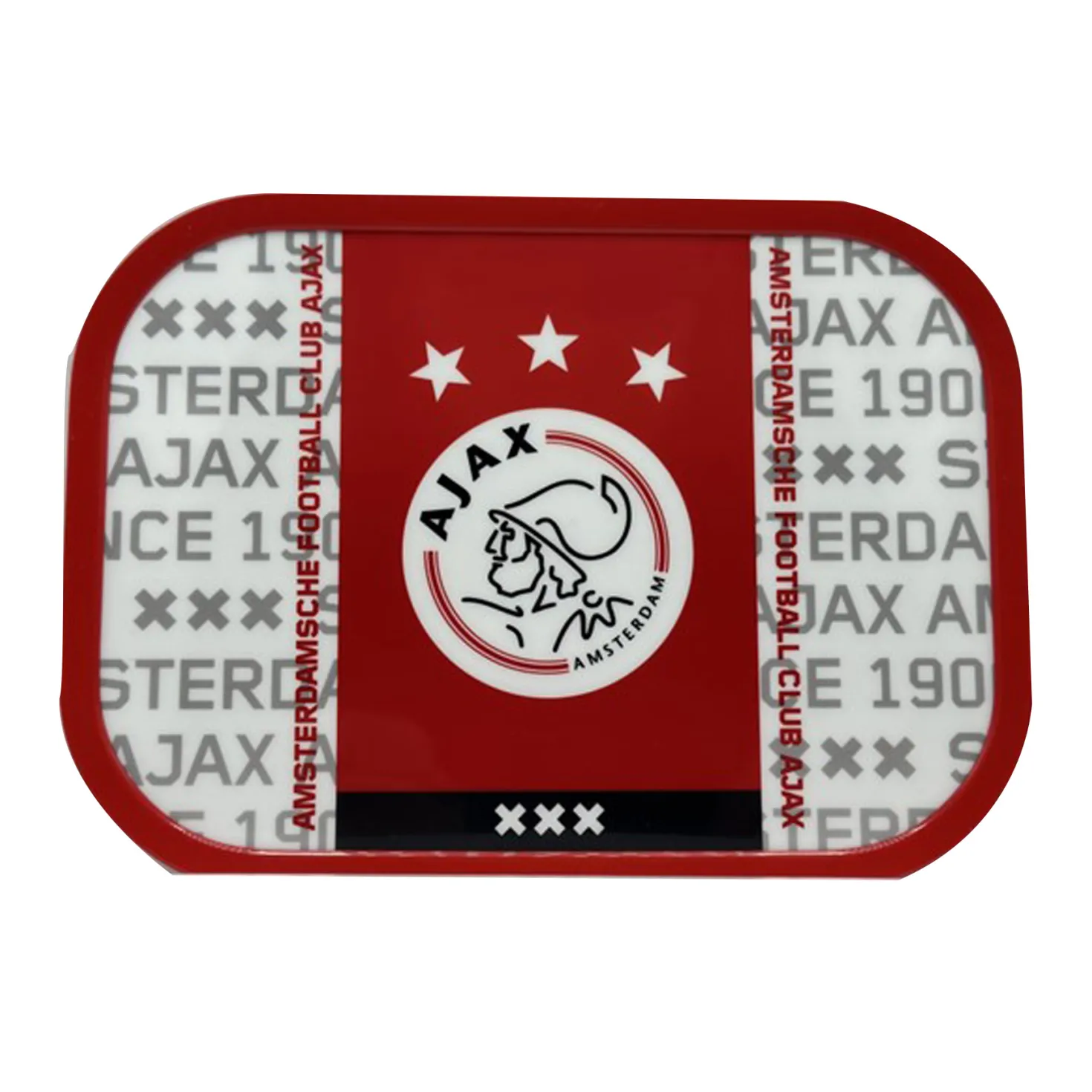 Ajax lunchbox wit/rood/wit logo