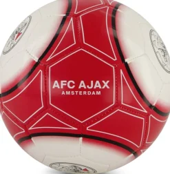 Ajax voetbal rood/wit maat 5