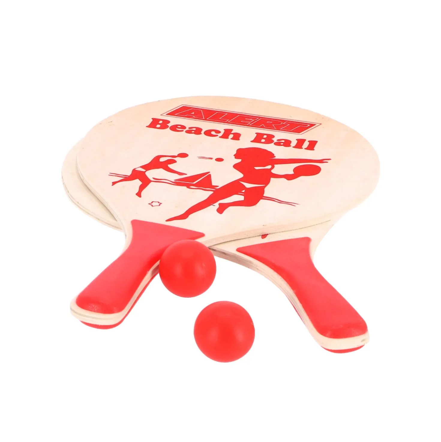 Alert Outdoor Beachball Set Hout Deluxe