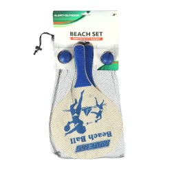 Alert Outdoor Beachball Set Hout Deluxe