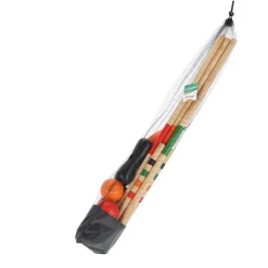 Alert Outdoor Croquet Hout XL 75 Cm Met Handig Opbergnet