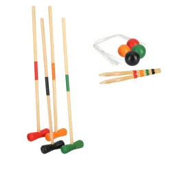 Alert Outdoor Croquet Hout XL 75 Cm Met Handig Opbergnet