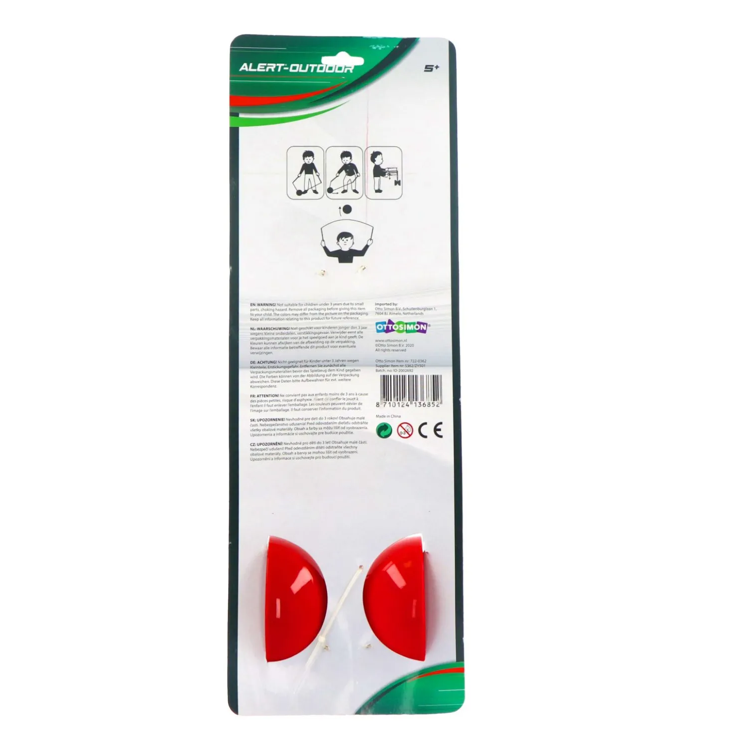 Alert Outdoor Diabolo 16x47x10 cm 3 Assorti