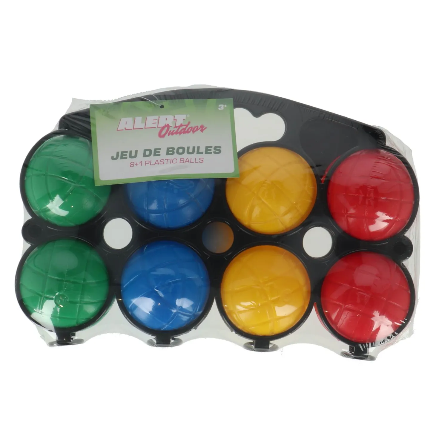Alert Outdoor Jeu De Boules Set Kunststof 8 Ballen