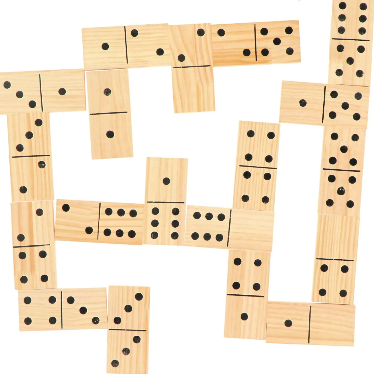 Alert Outdoor Spel Domino XL Hout 7,5 x 15 cm 7,5x15cm
