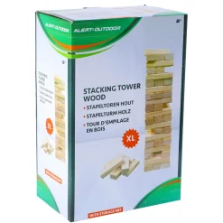 Alert Outdoor Stapeltoren Xl Hout Met Handig Opbergnet
