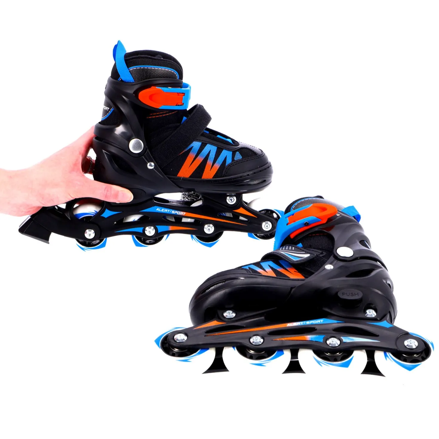 Alert Sport Inline Skates / Skeelers Oranje (Maat 35-38)