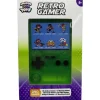 Amazing Cool Arcade game console met kleurenscherm 7 cm doorzichtig groen