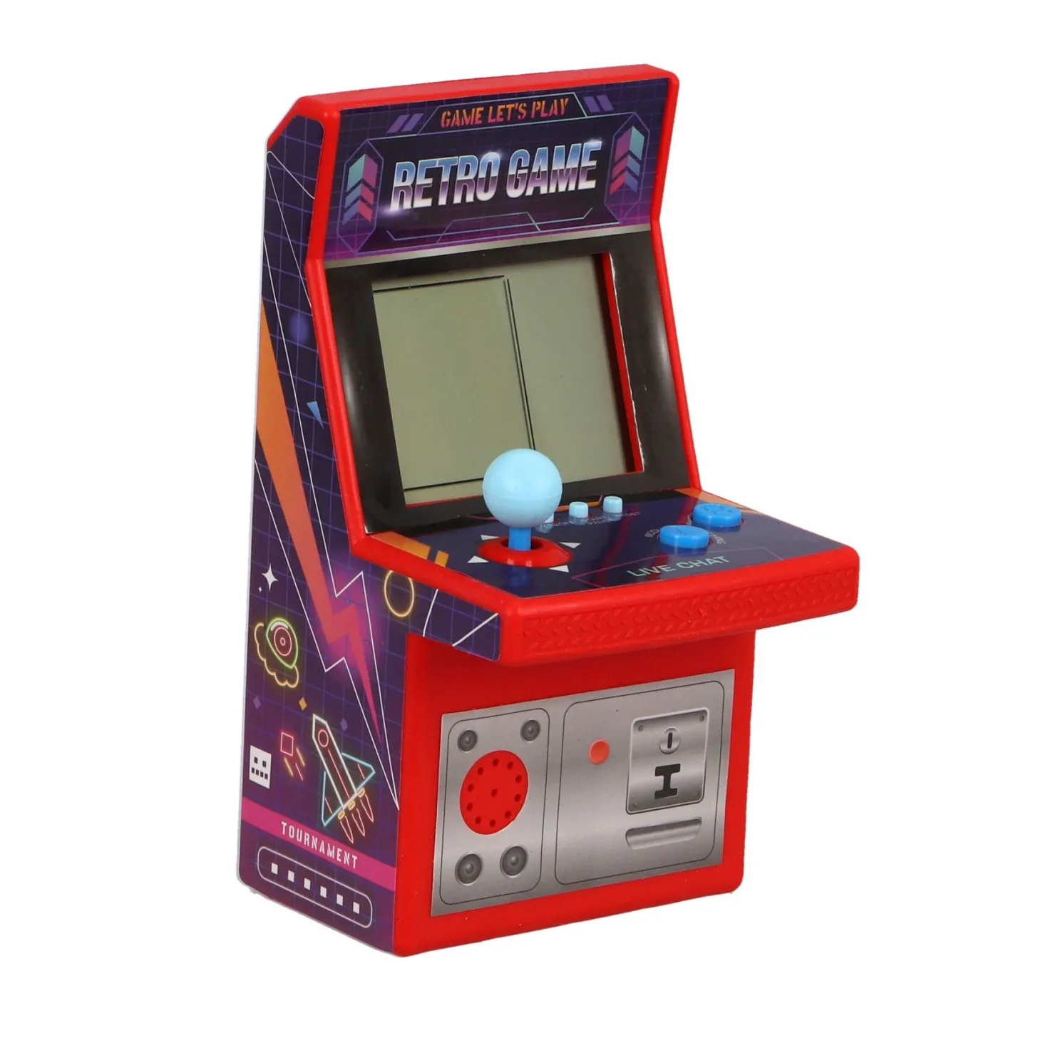 Amazing Cool Retro brickgame rood en blauw assorti