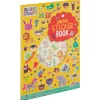 A4 Stickerboek 8 vellen 3 assorti