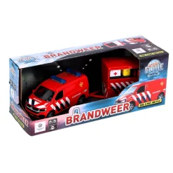Auto Volkswagen transporter brandweer en aanhanger NL
