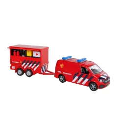 Auto Volkswagen transporter brandweer en aanhanger NL