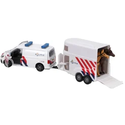 Auto Volkswagen transporter politie en aanhanger NL