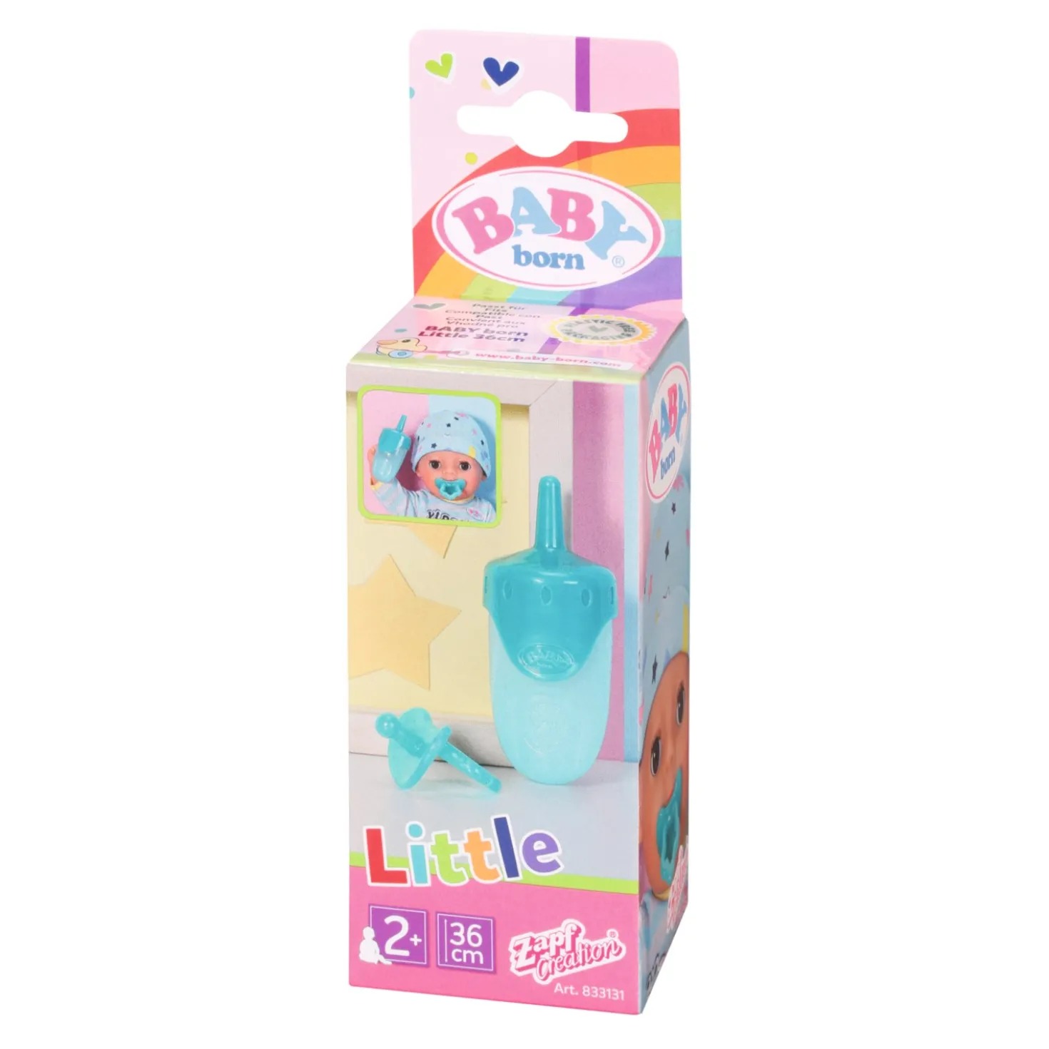 Baby Born Flesje en Speen 36cm Assorti