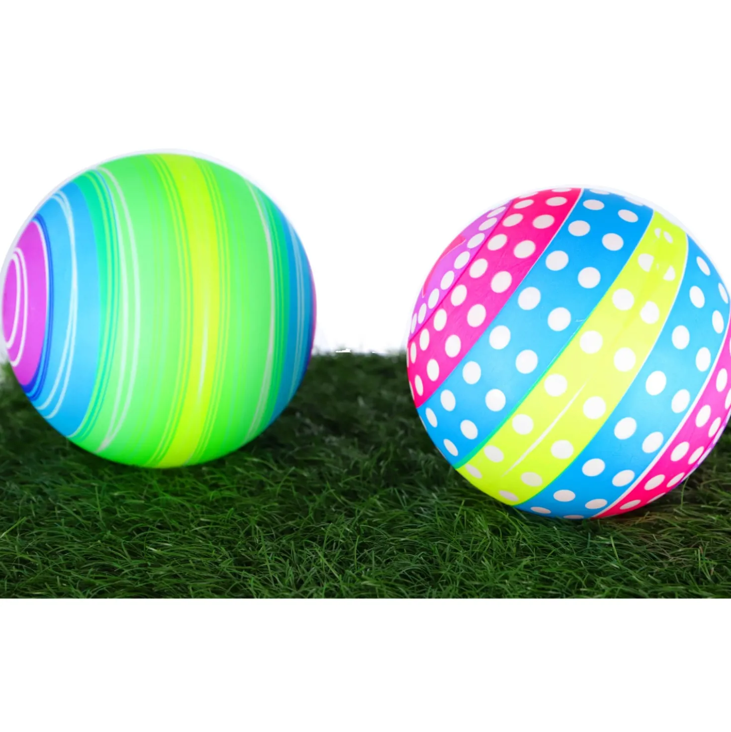 Bal fun plastic 23 cm assorti