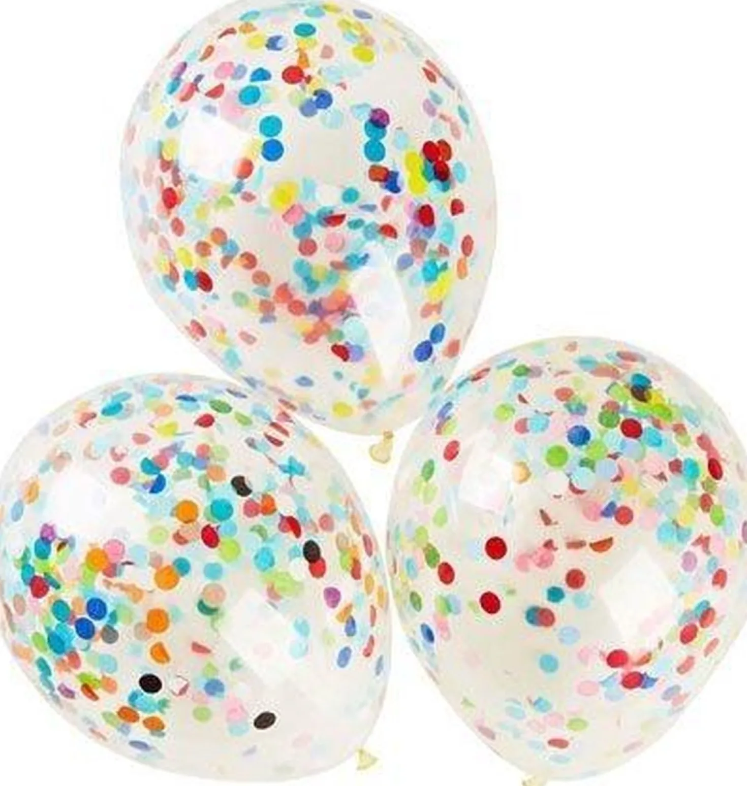 Ballon Confetti 6 Stuks 30 Cm