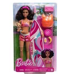 Barbie beach pop met surfplank