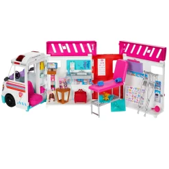 Barbie Career Care Clinic Bus
