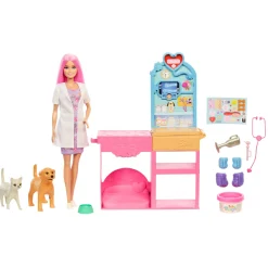 Barbie career pet vet playset