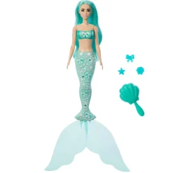 Barbie color reveal mermaid gems