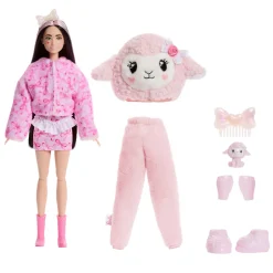 Barbie cutie reveal sweet bows roze schaap