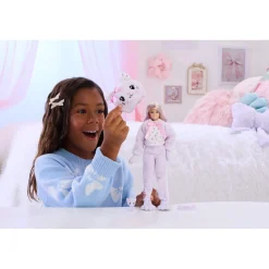 Barbie cutie reveal sweet bows paarse kat