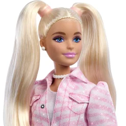 barbie fab fashionsta deluxe pink demin jacket