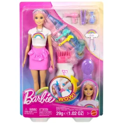 barbie fab rainbow sparkle hair play