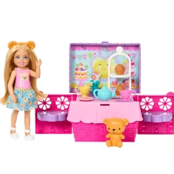 Barbie family chelsea thee party speelsetje