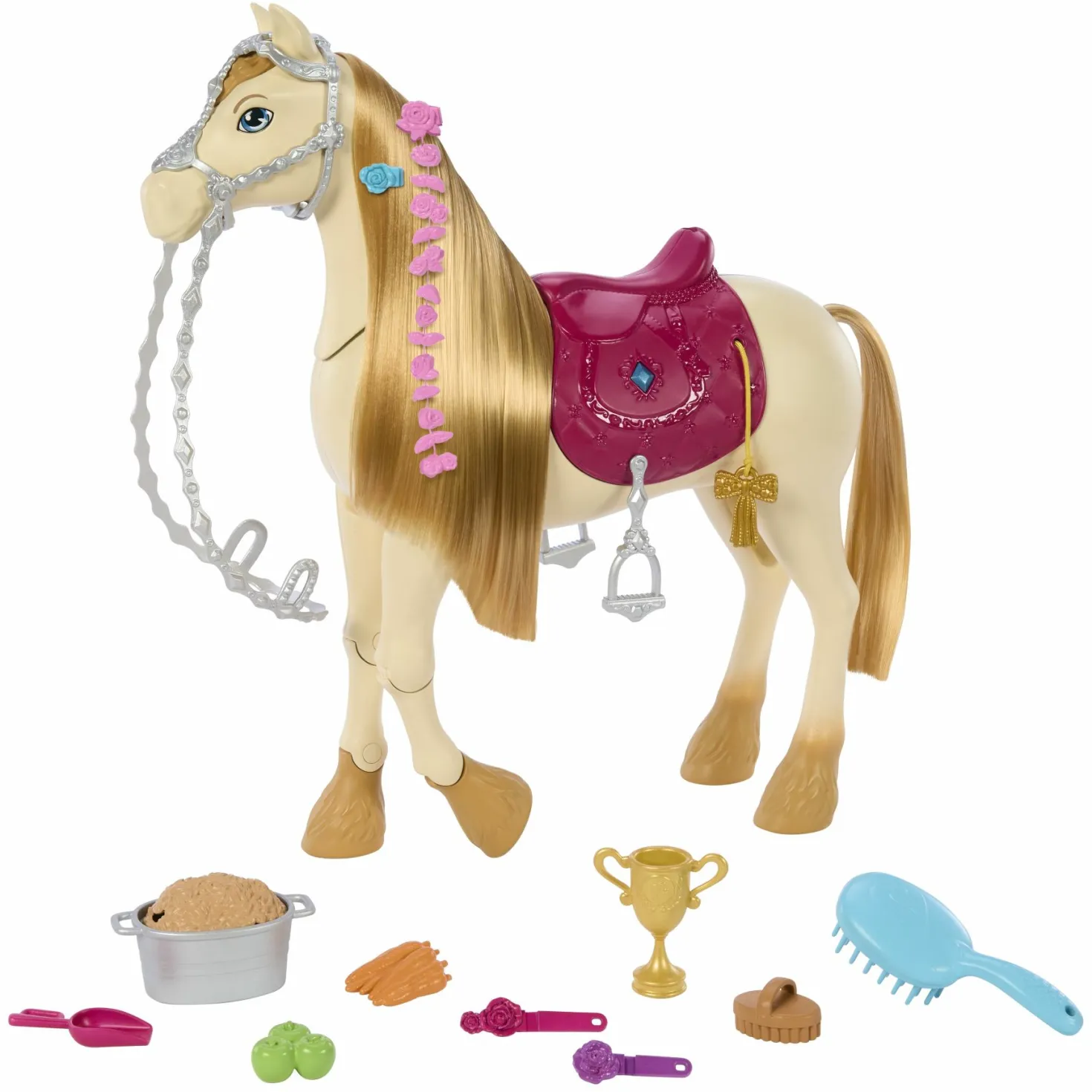 Barbie Family Horse Chase Paard Functies