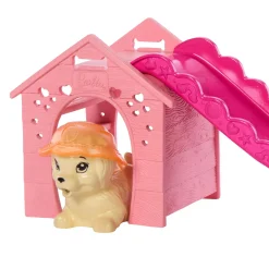 Barbie family puppy pool party