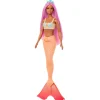Barbie Fantasy basis zeemeermin licht roze haar