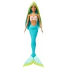 Barbie fantasy basis Zeemeermin groen/blauw haar