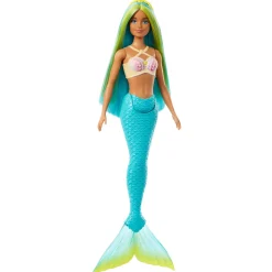 Barbie fantasy basis Zeemeermin groen/blauw haar