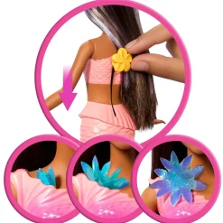 Barbie fantasy garden flower mermaid brunette