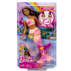 Barbie fantasy garden flower mermaid brunette