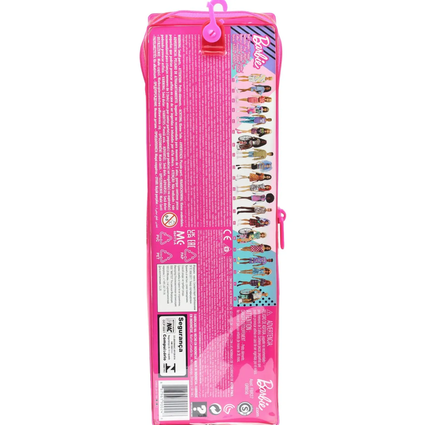 Barbie Fashionista Pop Zwart Wit Jurkje