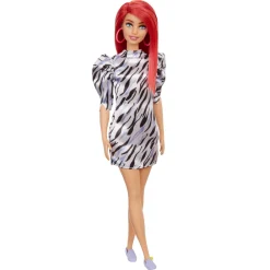 Barbie Fashionista Pop Zwart Wit Jurkje