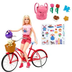 Barbie met fiets Holland