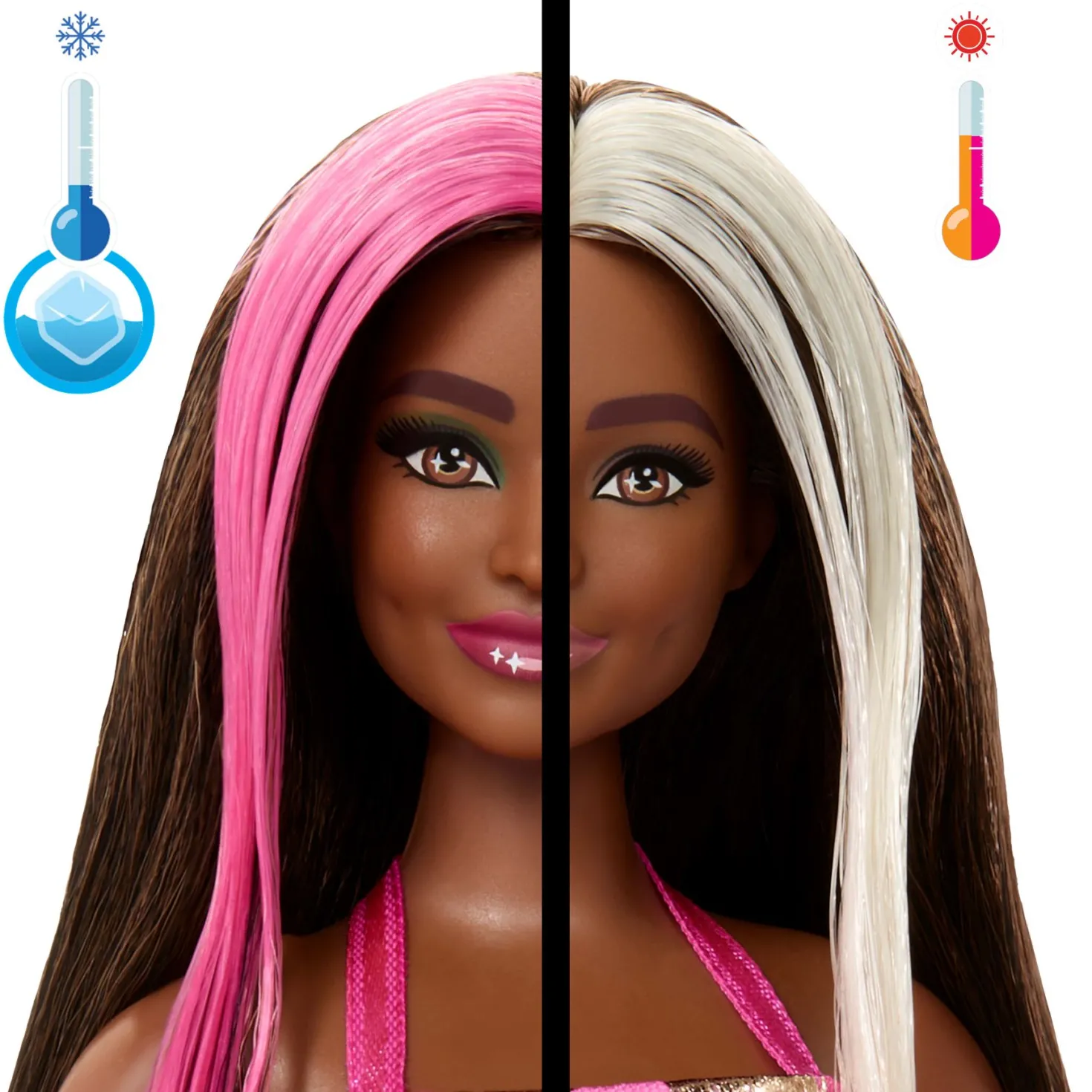 Barbie Party unboxed 2/1 pop met knalroze jurk