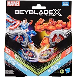 Beyblade Bbx Captain America Red Hulk