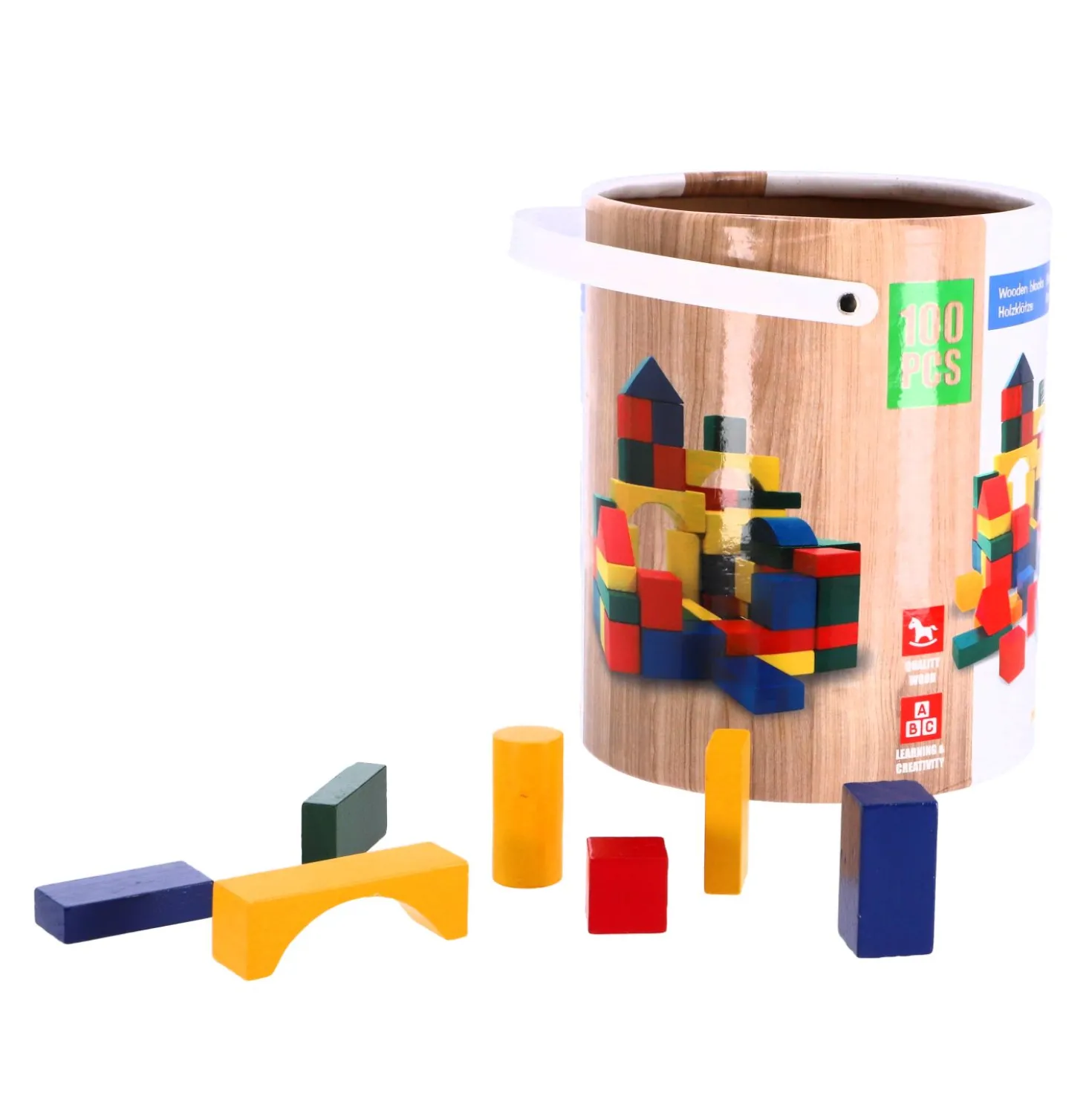 Blokkenton hout 100-delig