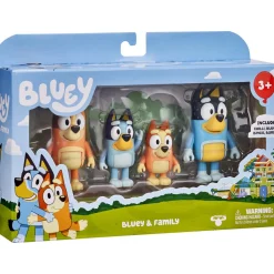 Bluey familie figurenset 4 pack