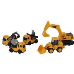 Bouwvoertuigen set 5 stuks