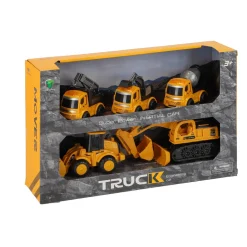 Bouwvoertuigen set 5 stuks