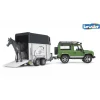 Bruder Auto Jeep Landrover Met Paardentrailer